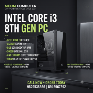 INTEL Core i3 8th Gen Processor